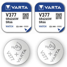 Pack 2 piles SR626SW 377 Varta