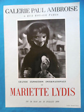 LYDIS Mariette Original Poster 1959 Child Portrait Austria Vienna Child Art