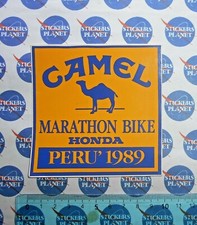 VINTAGE STICKER STICKER CAR MOTORCYCLE TUNING CAMEL HONDA PERU MARATHON