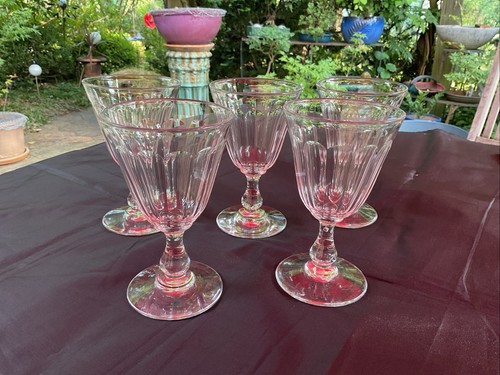 Verres eau cristal de - 5,