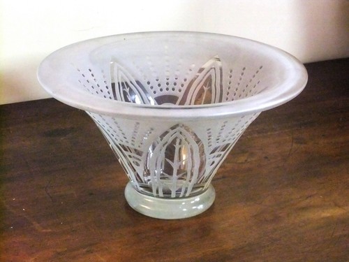 Vasque coupe 1920 verre - vasque,