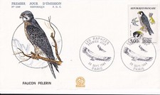 1st day day envelope stamp 1984 RAPACE RAPTOR EAGLE FALCON FALCON PEELERIN 4