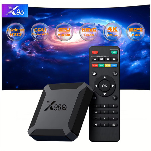 Boîtier android x96q - tv, 10