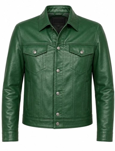 Veste cuir camionneur - en,