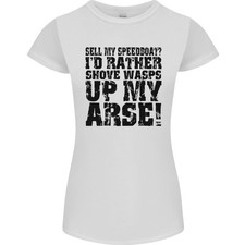 Vendez Mon Bateau À Moteur ? T-Shirt Amusant Pour Femme Petite Coupe