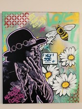 Hendrix Rock Urban Popart Street Art Acrylic Art Contemporary Paintings