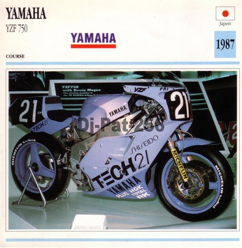 Fiche moto yamaha - fiche, yzf