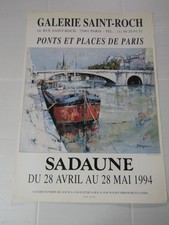 SADAUNE AFFICHE GALERIE