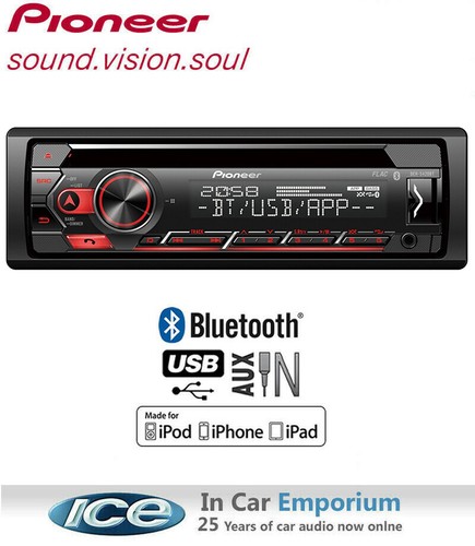 Pioneer deh s420bt - pioneer, radio,