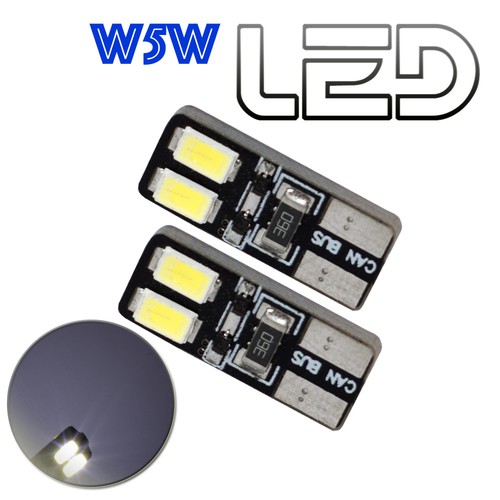 Ampoules w5w t10 blanc led - t10,