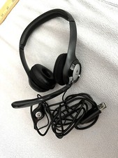 LOGITECH HEADPHONES & MICROPHONE WITH usb PLUG