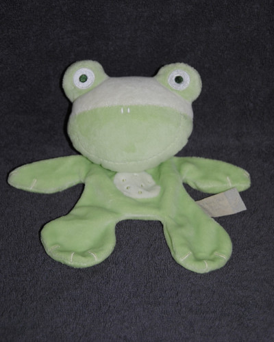 Doudou plat grenouille - doudou,