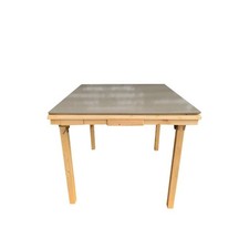 Table pliante en bois massif multifonction