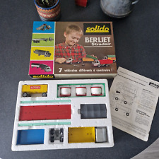 SOLIDO DÉMONTABLE  COFFRET BERLIET STRADAIR    dinky cij jrd norev