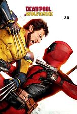 Deadpool & Wolverine 2024 Blu Ray 3D With Slip Cover ALL REGION Free Shipping