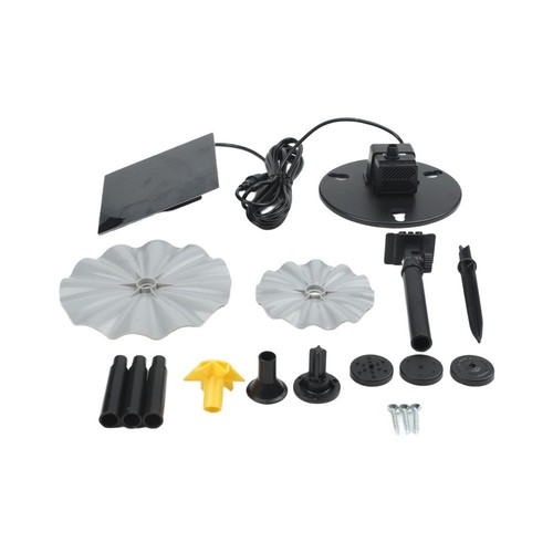 Fontaine solaire fendue - , pour