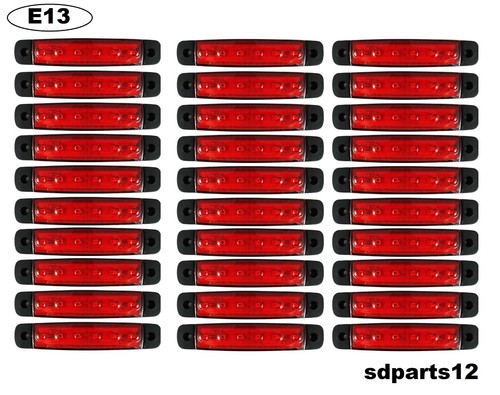 24v rouge led feux de - 30,