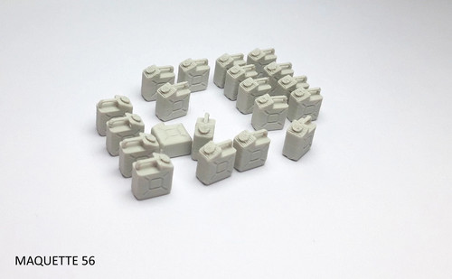 Lot jerricans gris - 1/43,