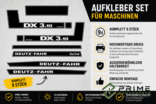 Jeu autocollants deutz - jeu, fahr