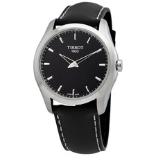 Tissot Couturier Quartz Black Dial Men's Watch T0354461605102