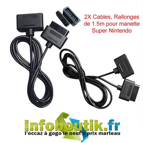 Cables rallonges 5m pour - 1,5m,