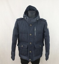 VESTE À CAPUCHE HOMME NAPAPIJRI LAINE LIN DUVET PLUMES taille L