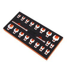 VEVOR Jeu de Clés à Patte d’Oie 20PCs Entraînement 3/8" SAE et Métrique Outil