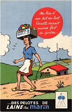 PC ADVERTISEMENT PELOTES DE LAINE DU MARIN (a57247)