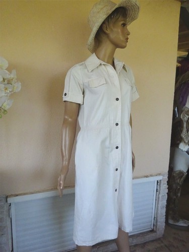Robe ete vintage blanche - d,