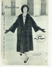 Advertising 0825 1957 Revillon Fur Coat Saga