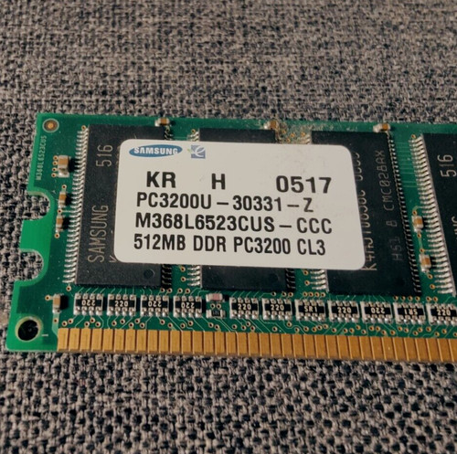 Mémoire memory samsung 512mb - mémoire,