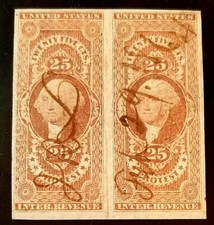 US REVENUE R49a Protest IMPERF