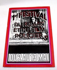 1979-1st festival du roman et du film policiers-French Mystery, Detective,Crime