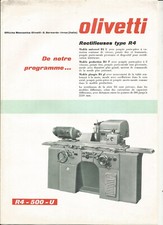 OILIVETTI MACHINE TOOLS GRINDING R4 / catalogue brochure leaflet