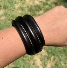 Bracelet manchette en bois