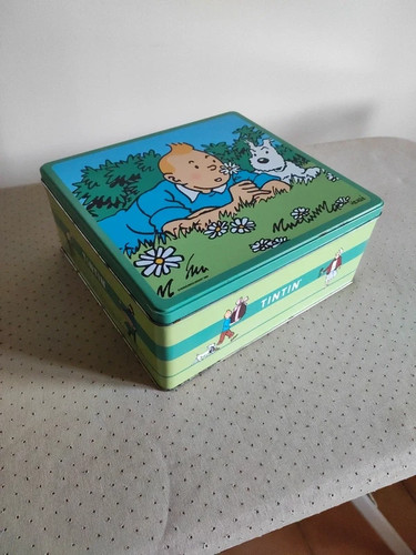 Boîte tintin delacre - tintin,