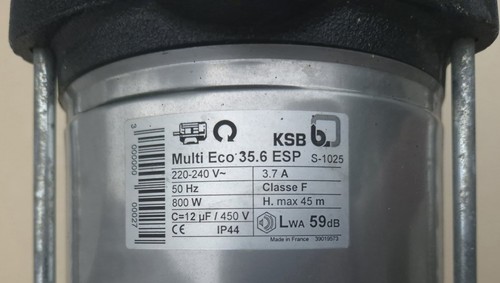 Pompe eau surface ksb - pompe, à