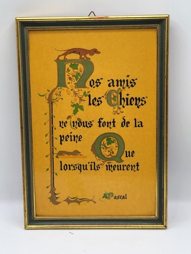 Cadre décoratif vintage - #xo,