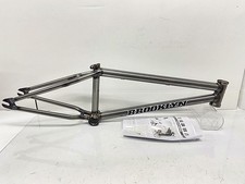 BROOKLYN MACHINE WORKS STREET BMX 20.8 FRAME TRANS Gris CHROMOLY RARE NOS