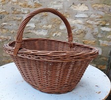 Panier vintage osier 42 cm