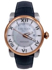 Montre Locman Toscano Automatique Ref590AOWG990 42Mm Gris Très Remisée Neuf