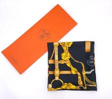 Auth Hermes Carré 90 GRAND MANEGE Silk Scarf W/Bag BA100168-2