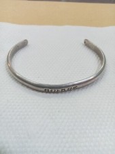 Ancien Bracelet En Argent Massif Traditionnel Antiquités