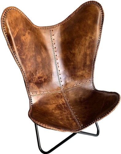 Fauteuil papillon cuir - fauteuil, en