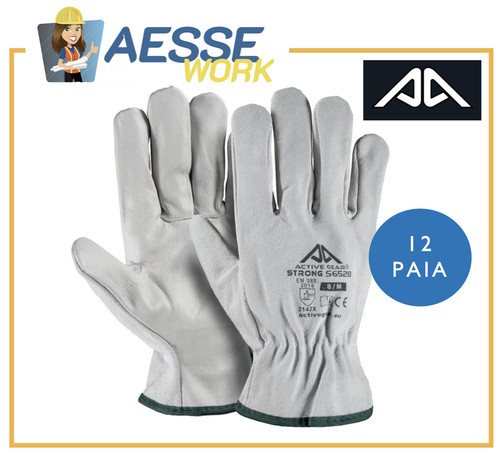Paires gants de travail - 12,