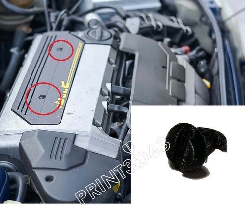 Clips cache moteur pour - moteur,