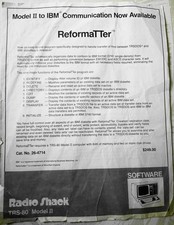 [1983] Radio Shack TRS-80 ReformaTTer Et IBM BiSync Communications - Flyer