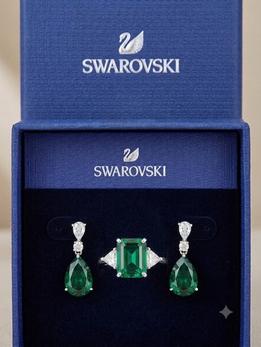 Parure swarovski vert - swarovski,