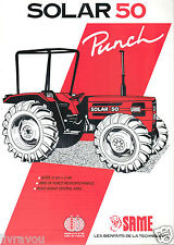 ▬►Prospectus Tracteur SAME SOLAR 50 Tractor Traktor No Massey Ferguson Fiat