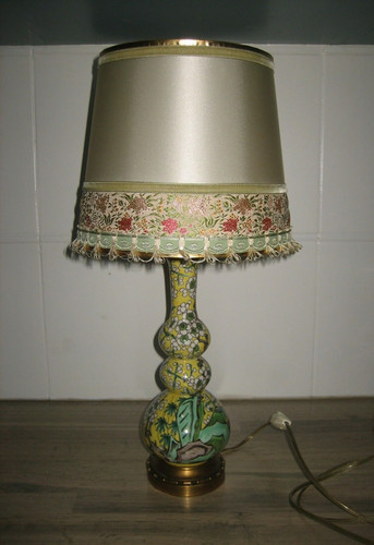 Ancienne lampe porcelaine - ancienne,